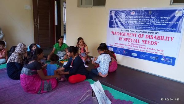 workshop By Dr. Ashwini Dahat and speech therapist Ms. Kalyani Bhagwat from CRC – Nagpur.