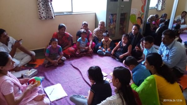 workshop By Dr. Ashwini Dahat and speech therapist Ms. Kalyani Bhagwat from CRC – Nagpur.